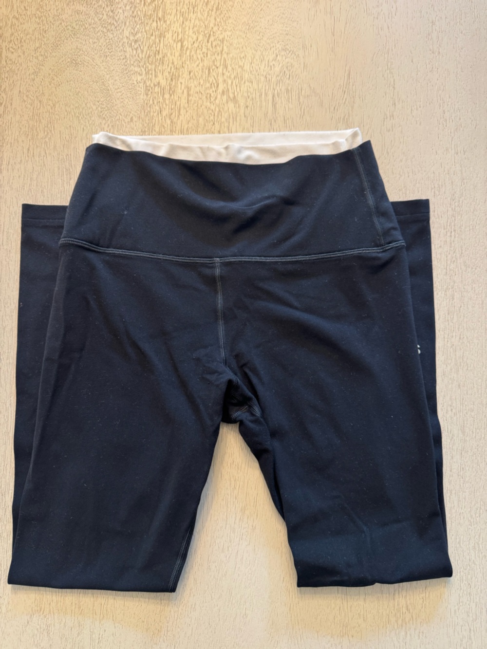 Splits59 Black Leggings with Contrasting Inner Lining